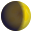 waxing crescent moon symbol