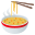 steaming bowl
