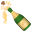 bottle with popping cork