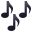 multiple musical notes