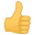 thumbs up sign