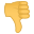thumbs down sign