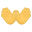 open hands sign