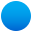 large blue circle