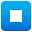 black square for stop