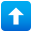 upwards black arrow