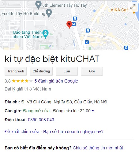 Map kituchat