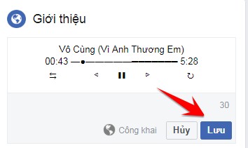 Thêm tiểu sử FB