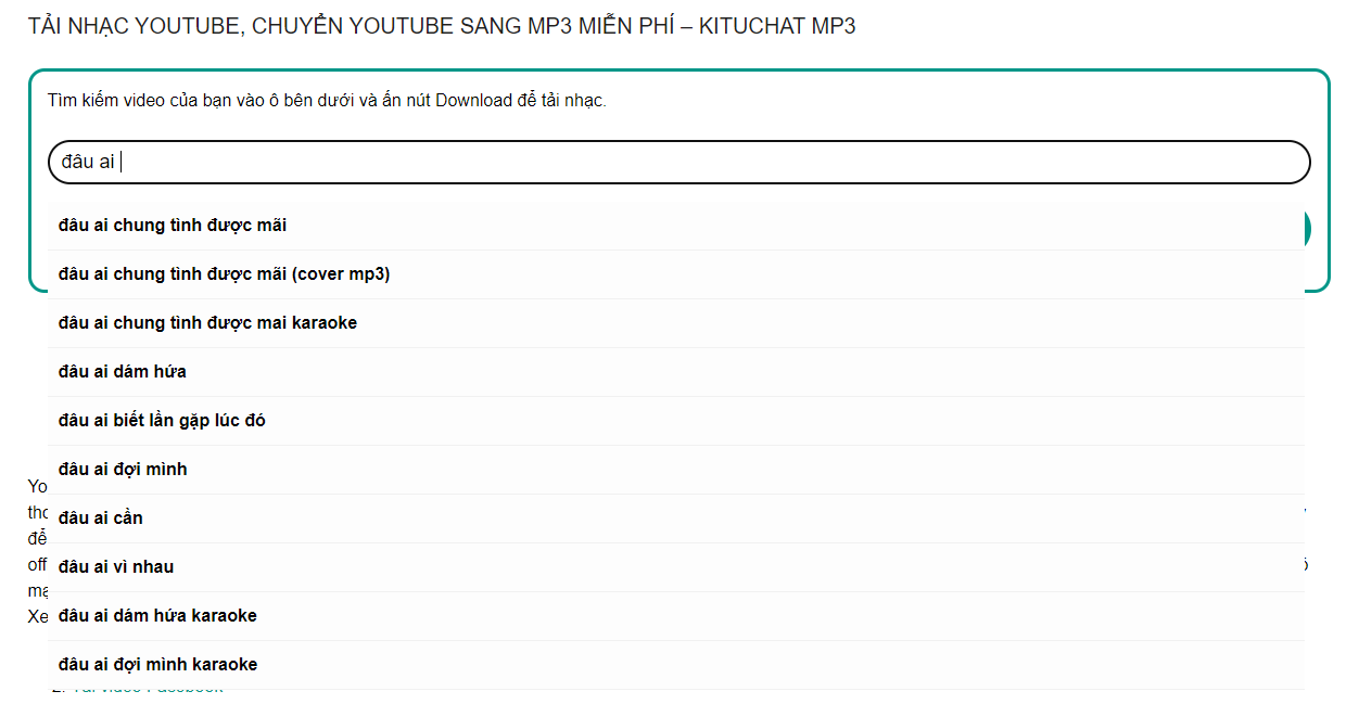 Youtube mp3 v2